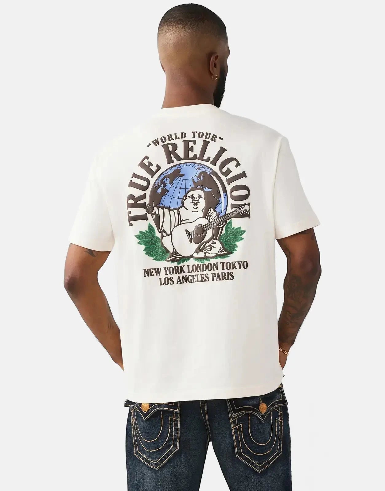 True Religion True Earth T-Shirt Winter White - Subwear