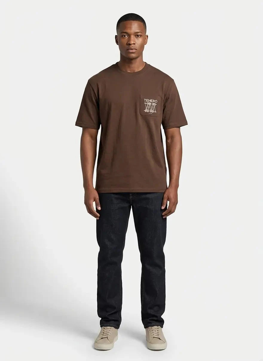 TSHEPO Monogram T-Shirt Expresso - Subwear