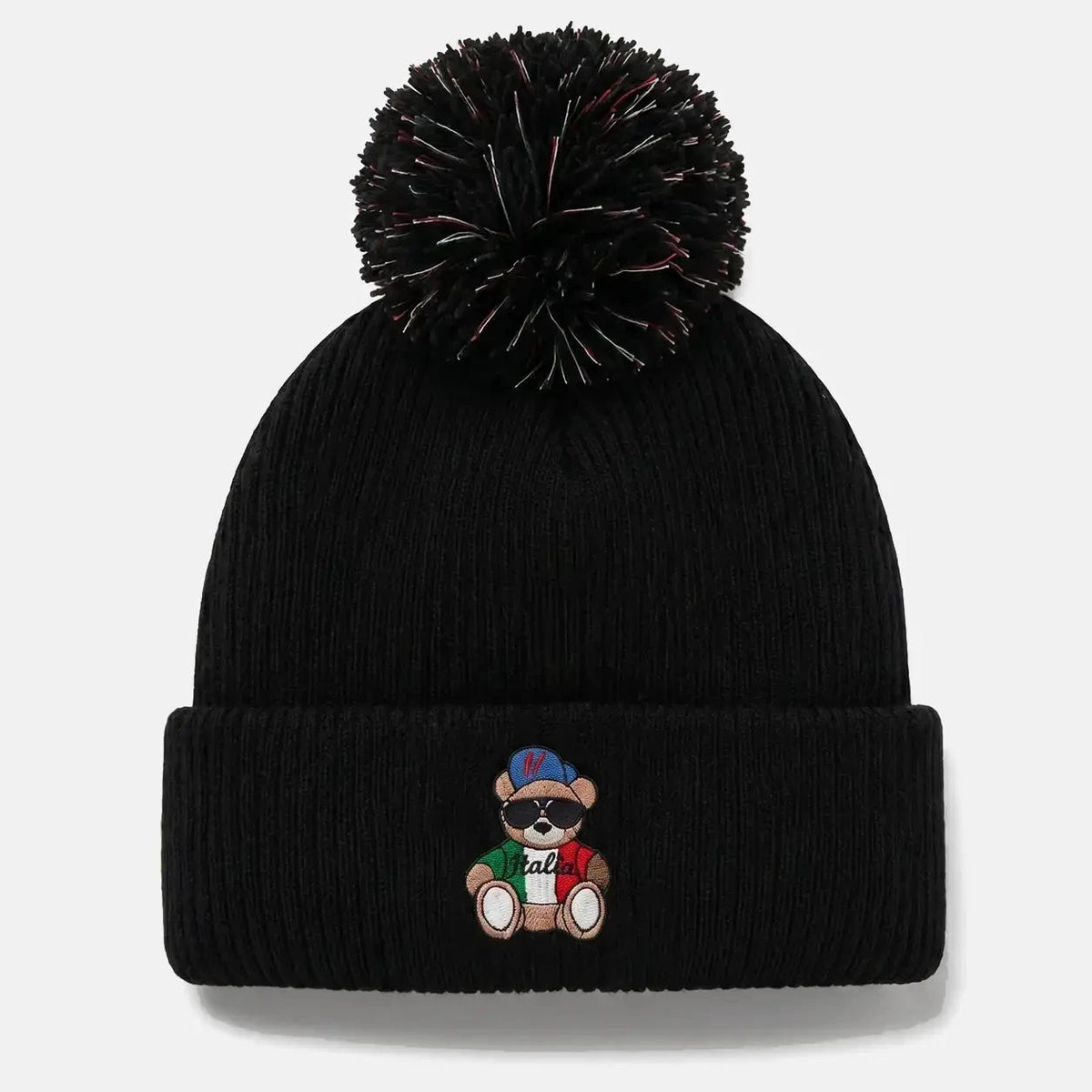 Men's Knitted Khaan Beanie Hat by Vialli | VJ26WT06