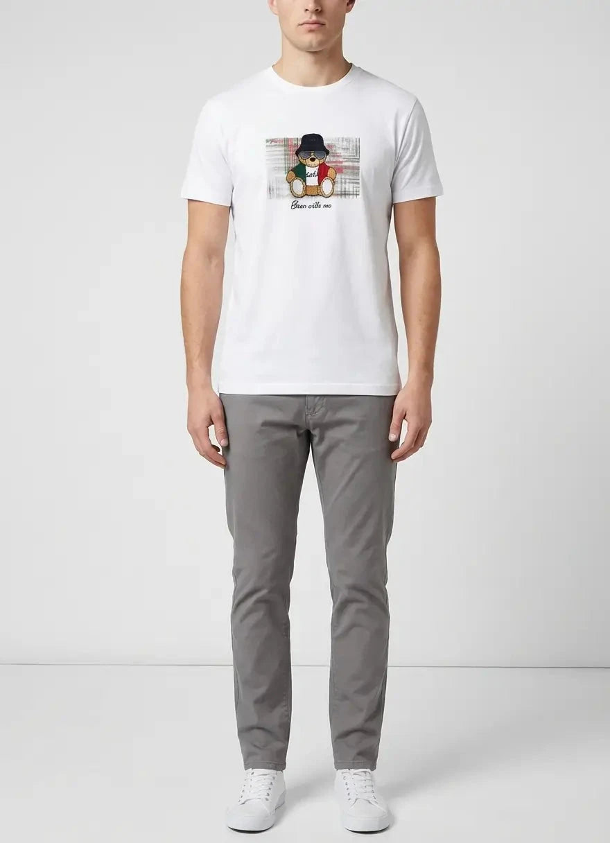 Vialli Lahash White T-Shirt - Subwear