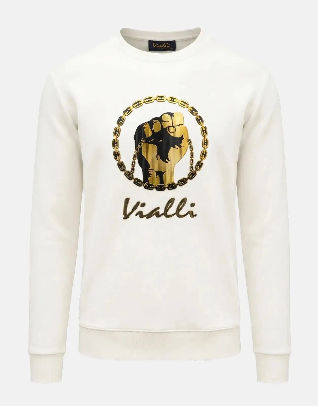 Vialli Malaga White Sweatshirt - Subwear