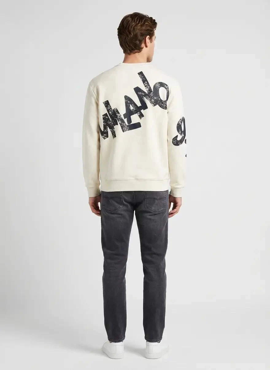 Vialli Milano Cream Sweatshirt - Subwear