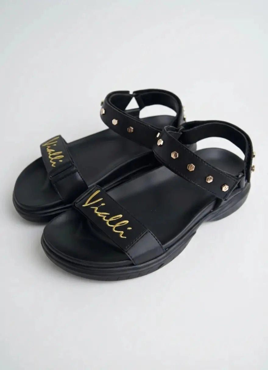 Vialli Successor Black Sandals - Subwear