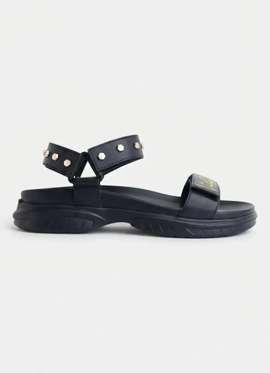 Vialli Successor Black Sandals - Subwear