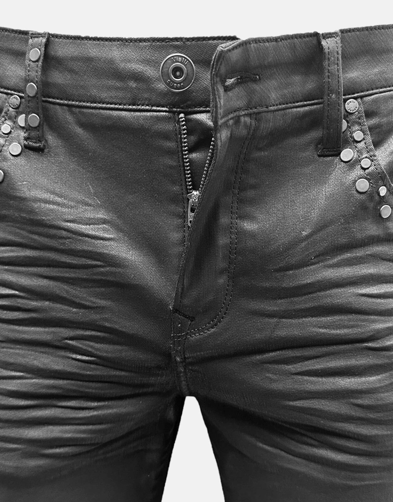 Vialli Dagger Ultra Fit Black Jeans - Subwear
