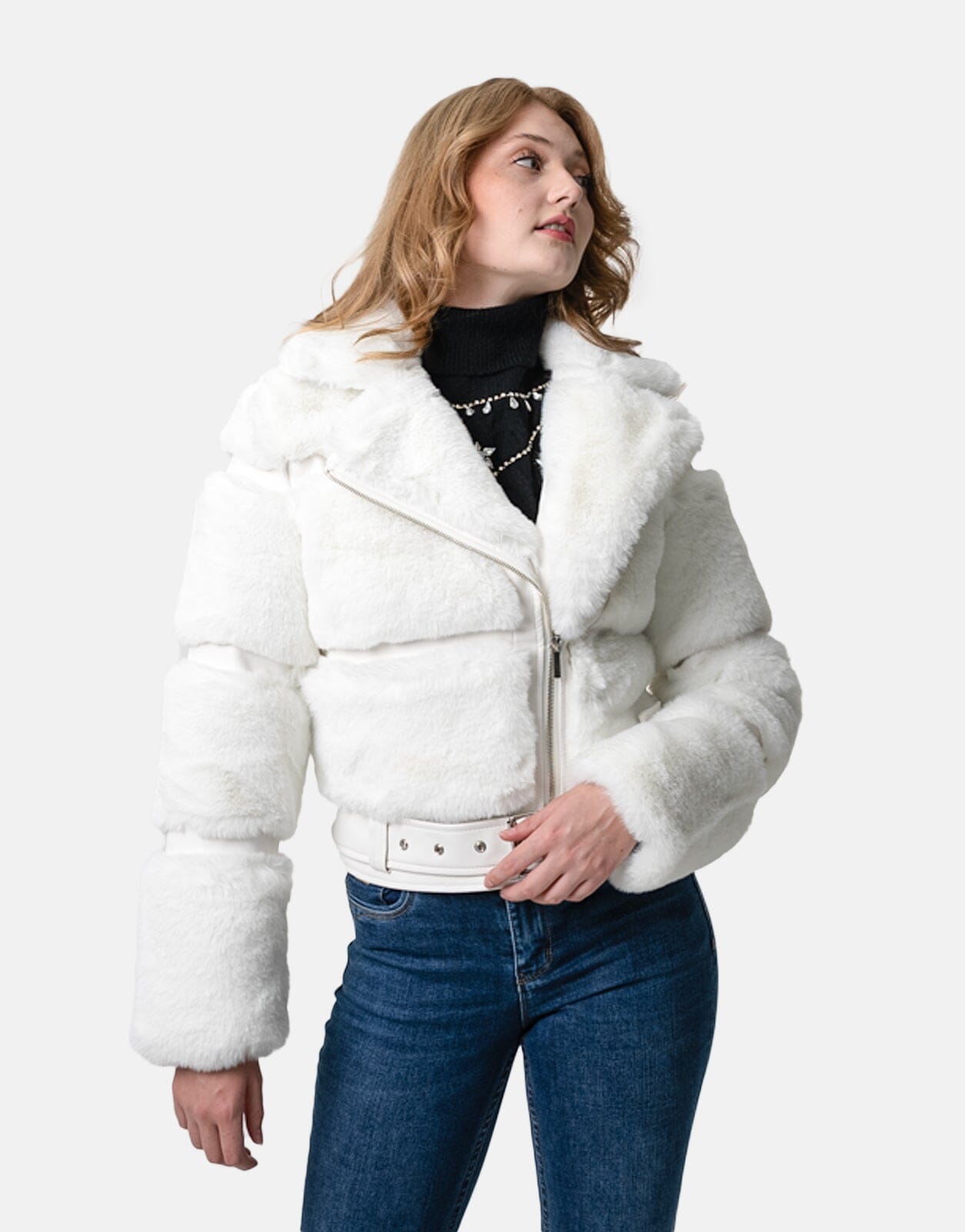 Sissy Boy Fashion Faux Fur Jacket - Subwear