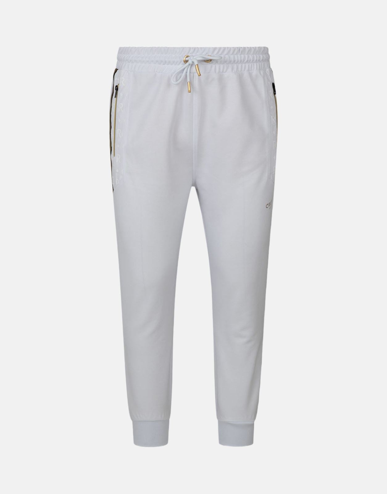 Cruyff Gregory White/Gold Sweatpants - Subwear