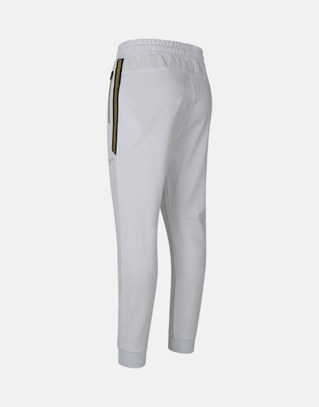 Cruyff Gregory White/Gold Sweatpants - Subwear